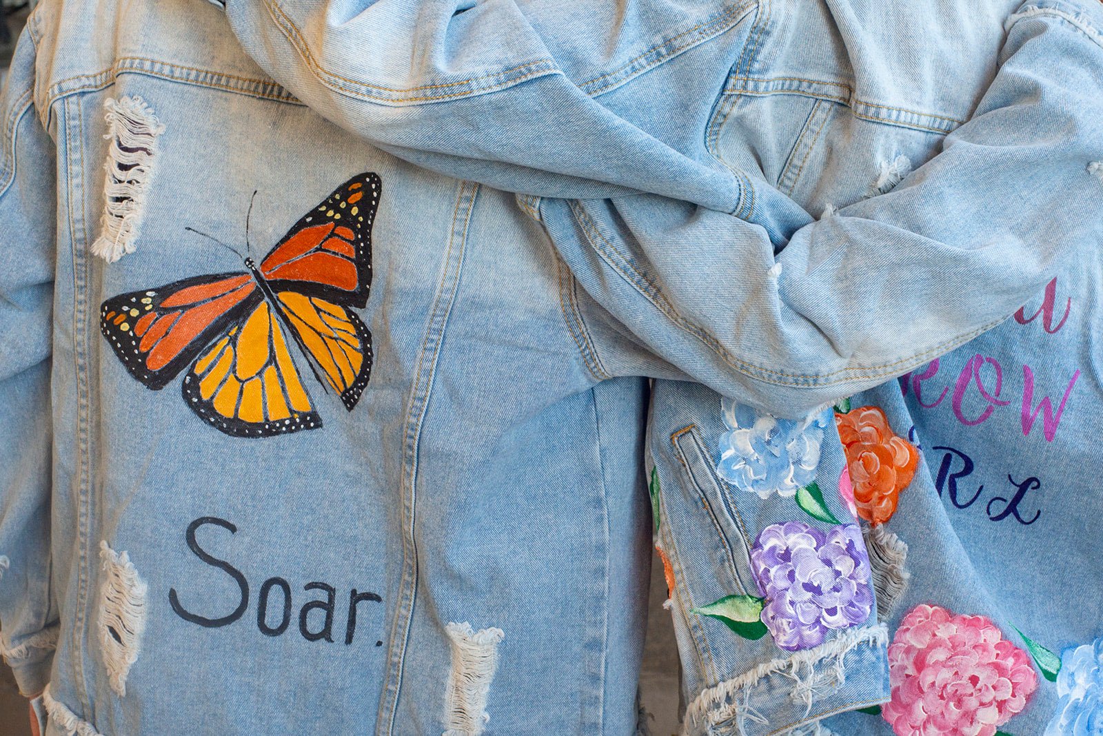 Jean Jackets - Hand-Painted