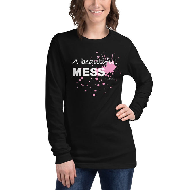 A Beautiful Mess Long Sleeve Tee - altruesm