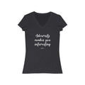 Adversity Makes You Interesting Short Sleeve V - Neck Tee - altruesm