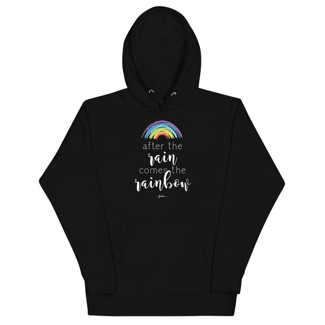 After the Rain Comes the Rainbow Premium Hoodie - altruesm