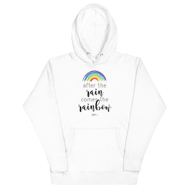 After the Rain Comes the Rainbow Premium Hoodie - altruesm