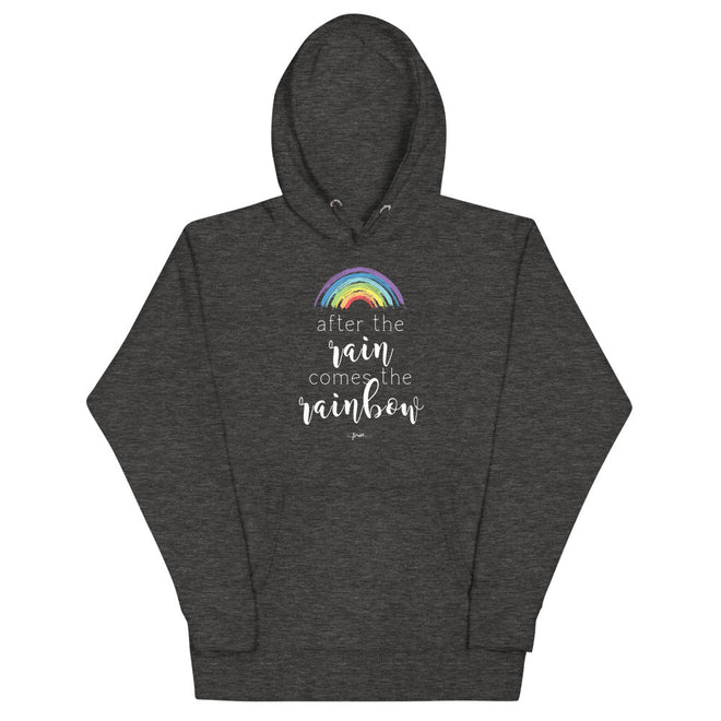 After the Rain Comes the Rainbow Premium Hoodie - altruesm