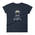 After the Rain Comes the Rainbow Short Sleeve T-Shirt - altruesm