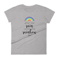 After the Rain Comes the Rainbow Short Sleeve T-Shirt - altruesm