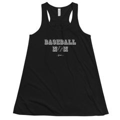 Baseball Mom Flowy Racerback Tank