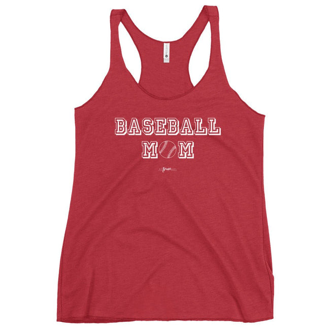 Baseball Mom Racerback Tank Top - altruesm