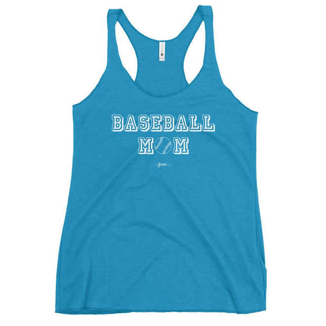 Baseball Mom Racerback Tank Top - altruesm