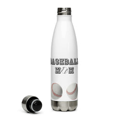 Baseball Mom Stainless Steel Water Bottle