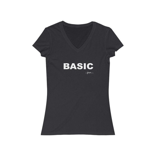 Basic Short Sleeve V - Neck Tee - altruesm