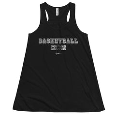 Basketball Mom Flowy Racerback Tank