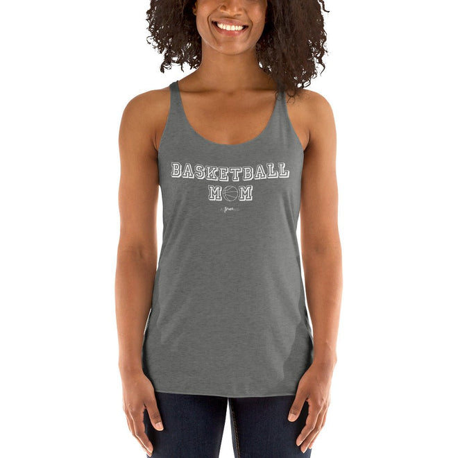 Basketball Mom Racerback Tank - altruesm