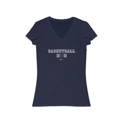 Basketball Mom Short Sleeve V-Neck Tee