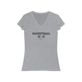 Basketball Mom Short Sleeve V - Neck Tee - altruesm