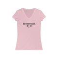 Basketball Mom Short Sleeve V - Neck Tee - altruesm