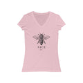 Bee Nice Short Sleeve V - Neck Tee - altruesm