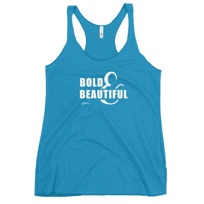 Bold & Beautiful Racerback Tank - altruesm