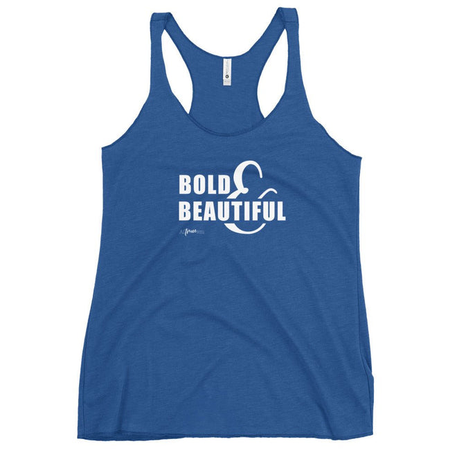 Bold & Beautiful Racerback Tank - altruesm