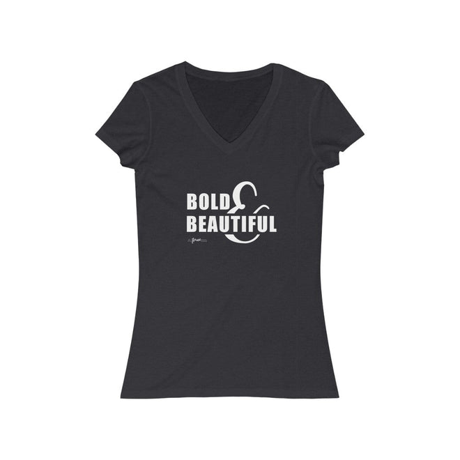 Bold & Beautiful Short Sleeve V - Neck Tee - altruesm