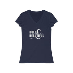 Bold & Beautiful Short Sleeve V-Neck Tee