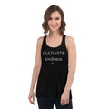 Cultivate Kindness Flowy Racerback Tank - altruesm