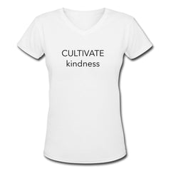 Cultivate Kindness V-Neck T-Shirt