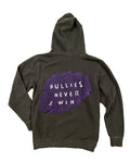 Domestic Violence Awareness Bullies Never Win Hoodie - altruesm