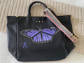 Domestic Violence Awareness Butterfly Tote Bag - altruesm