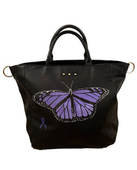 Domestic Violence Awareness Butterfly Tote Bag