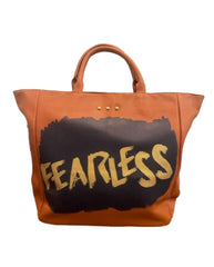 Fearless Brown Tote Bag