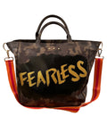 Fearless Custom Hand - Painted Camo Tote Bag - altruesm