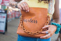 Fearless Custom Hand - Painted Peekaboo Bag - altruesm