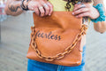 Fearless Custom Hand - Painted Peekaboo Bag - altruesm