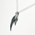 Feather Sterling Silver Necklace - altruesm