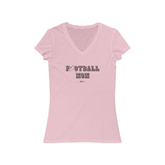 Football Mom Short Sleeve V-Neck Tee