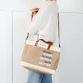 For the Moms Jute Crossbody Tote - altruesm