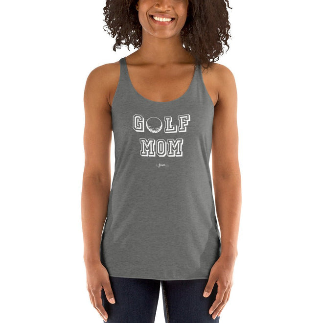 Golf Mom Racerback Tank - altruesm