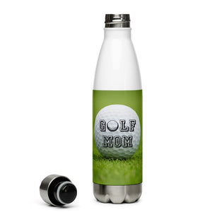 Golf Mom Stainless Steel Water Bottle - altruesm