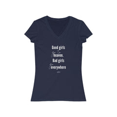 Good Girls Go to Heaven Short Sleeve V-Neck Tee