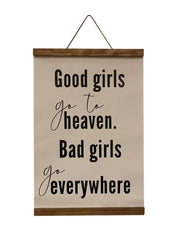 Good Girls Wall Hanging