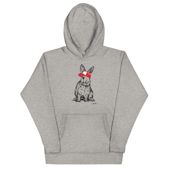 Hip Hop Bunny Premium Hoodie - altruesm