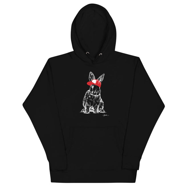 Hip Hop Bunny Premium Hoodie - altruesm