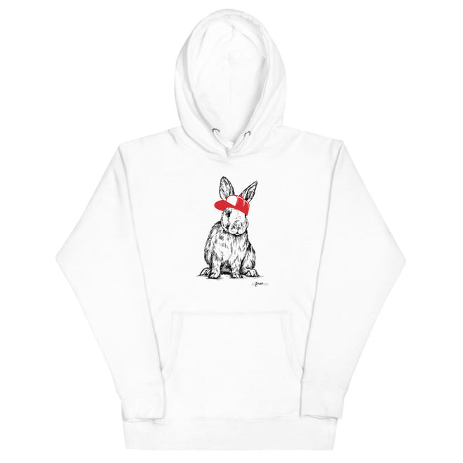 Hip Hop Bunny Premium Hoodie - altruesm