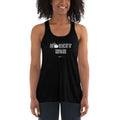 Hockey Mom Flowy Racerback Tank - altruesm