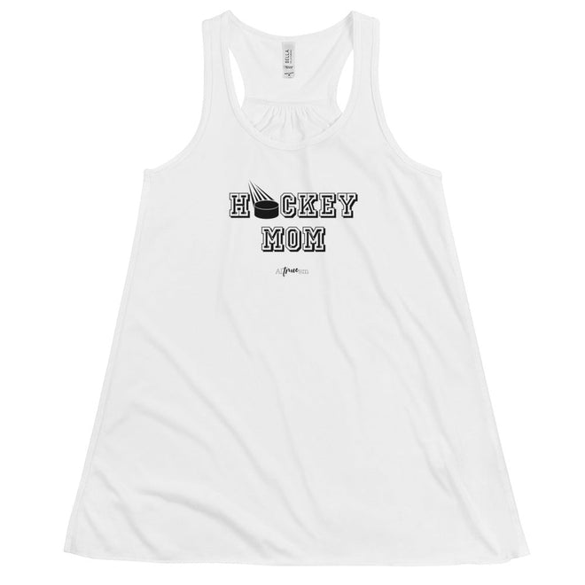 Hockey Mom Flowy Racerback Tank - altruesm