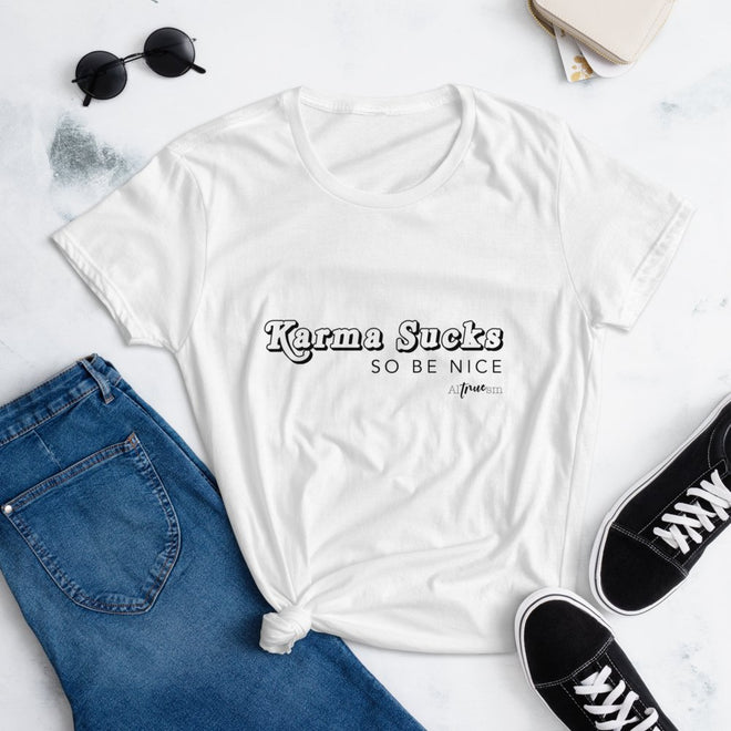 Karma Sucks Short Sleeve T-Shirt - altruesm