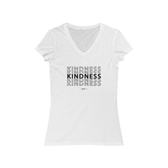 Kindness Short Sleeve V-Neck Tee