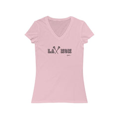 Lax Mom Short Sleeve V-Neck Tee