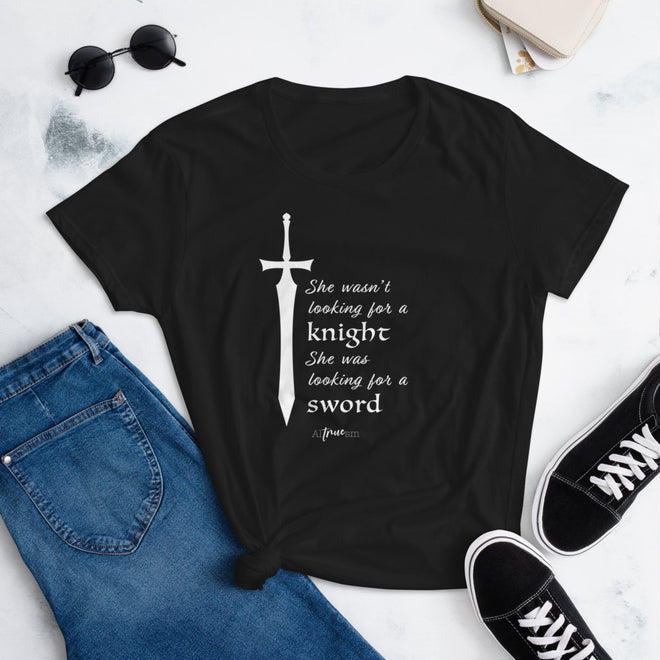 Looking for a Sword Short Sleeve T-Shirt - altruesm