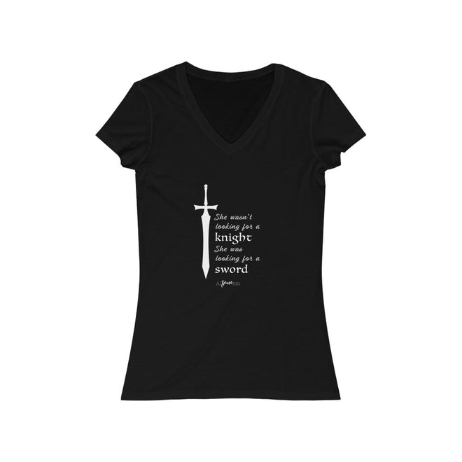 Looking for a Sword Short Sleeve V - Neck Tee - altruesm