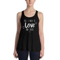 Love and Tacos Flowy Racerback Tank - altruesm